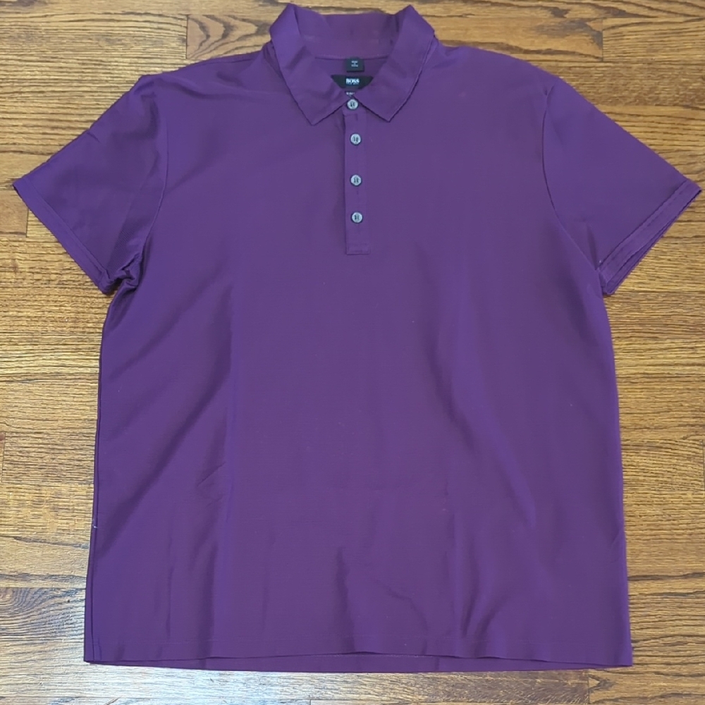 Hugo Boss Rich Purple Men's Polo Shirt